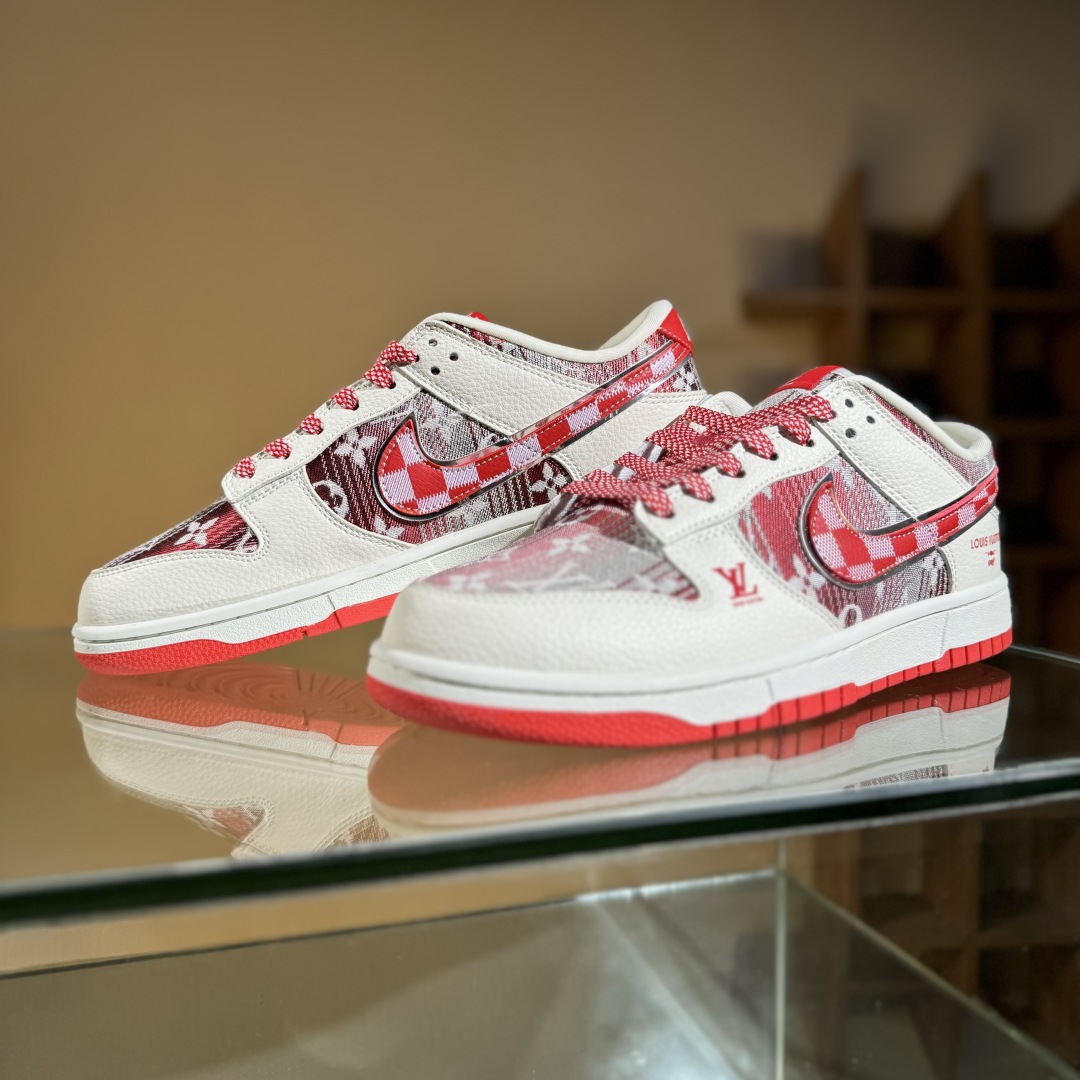 260 Nike SB Dunk Low “路易威登LV联名---帆布印花” 低帮休闲运动板鞋  DS6608-003