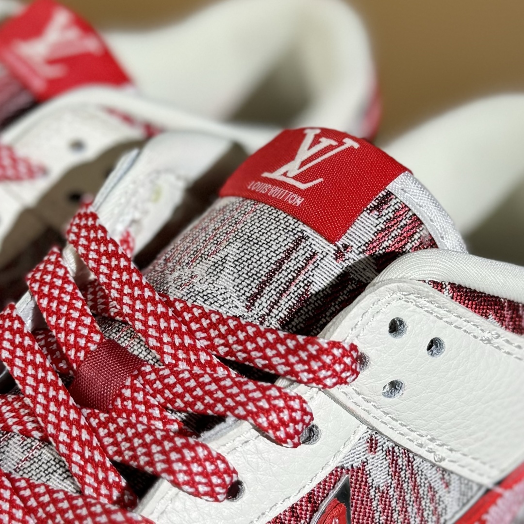 260 Nike SB Dunk Low “路易威登LV联名---帆布印花” 低帮休闲运动板鞋  DS6608-003