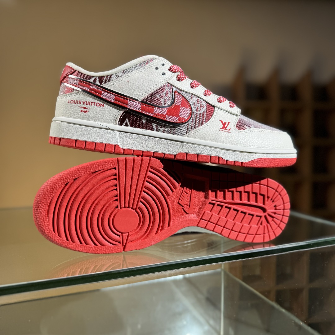 260 Nike SB Dunk Low “路易威登LV联名---帆布印花” 低帮休闲运动板鞋  DS6608-003