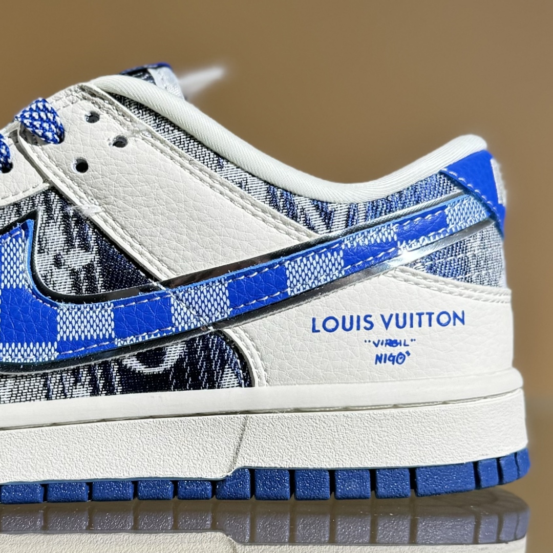 260 Nike SB Dunk Low “路易威登LV联名---帆布印花” 低帮休闲运动板鞋  DS6608-004