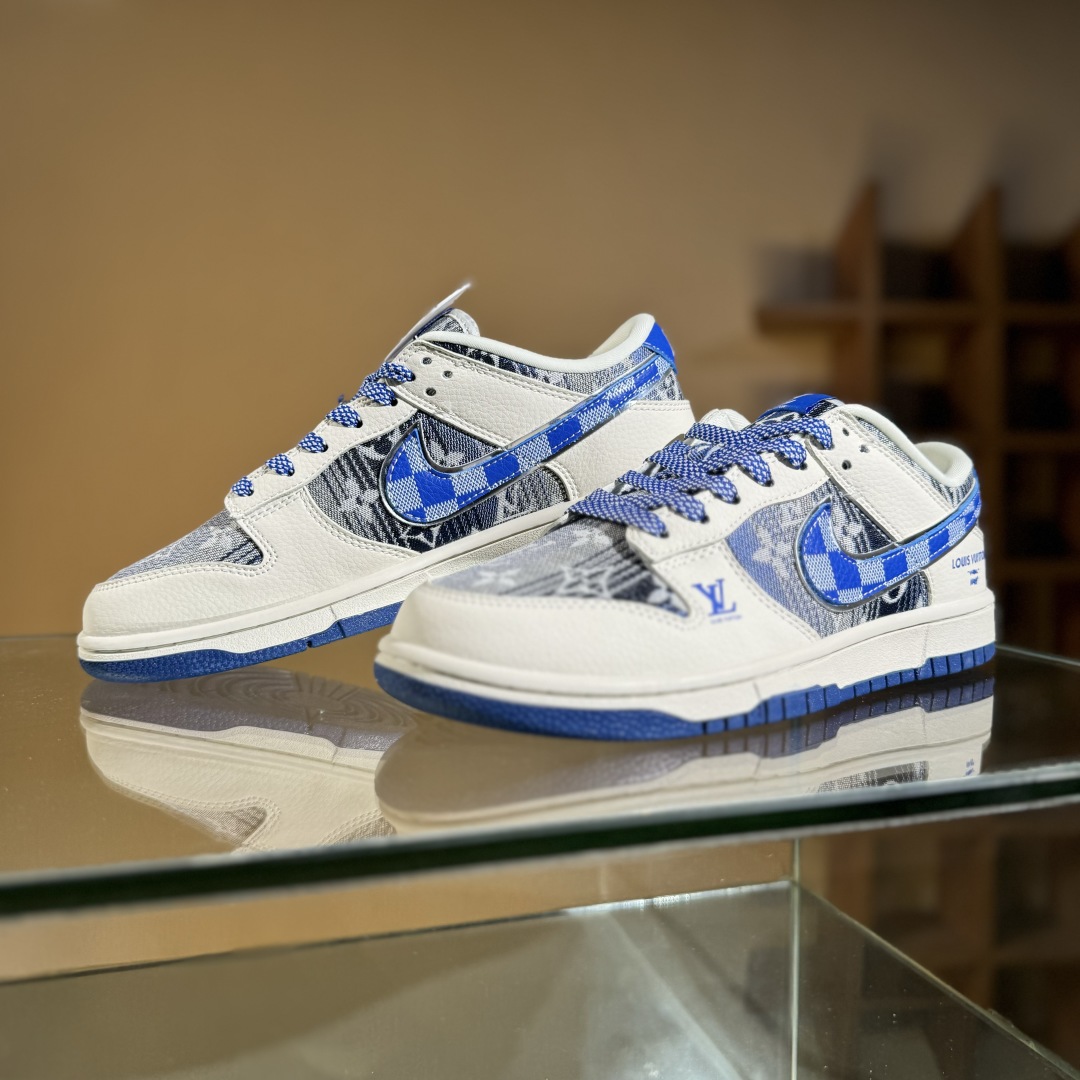 260 Nike SB Dunk Low “路易威登LV联名---帆布印花” 低帮休闲运动板鞋  DS6608-004