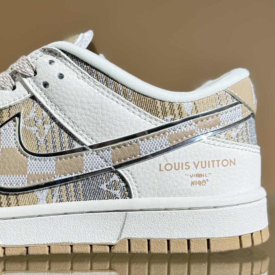 260 Nike SB Dunk Low “路易威登LV联名---帆布印花” 低帮休闲运动板鞋  DS6608-006