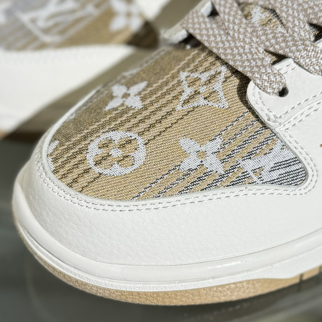 260 Nike SB Dunk Low “路易威登LV联名---帆布印花” 低帮休闲运动板鞋  DS6608-006