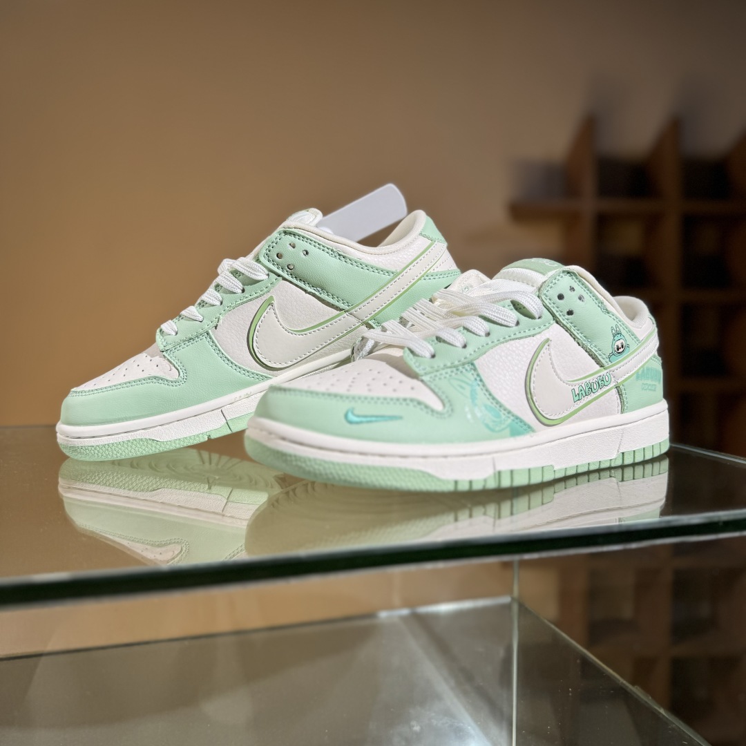 280 Nike SB Dunk Low x LABUBU 绿白小勾  SR2025-006