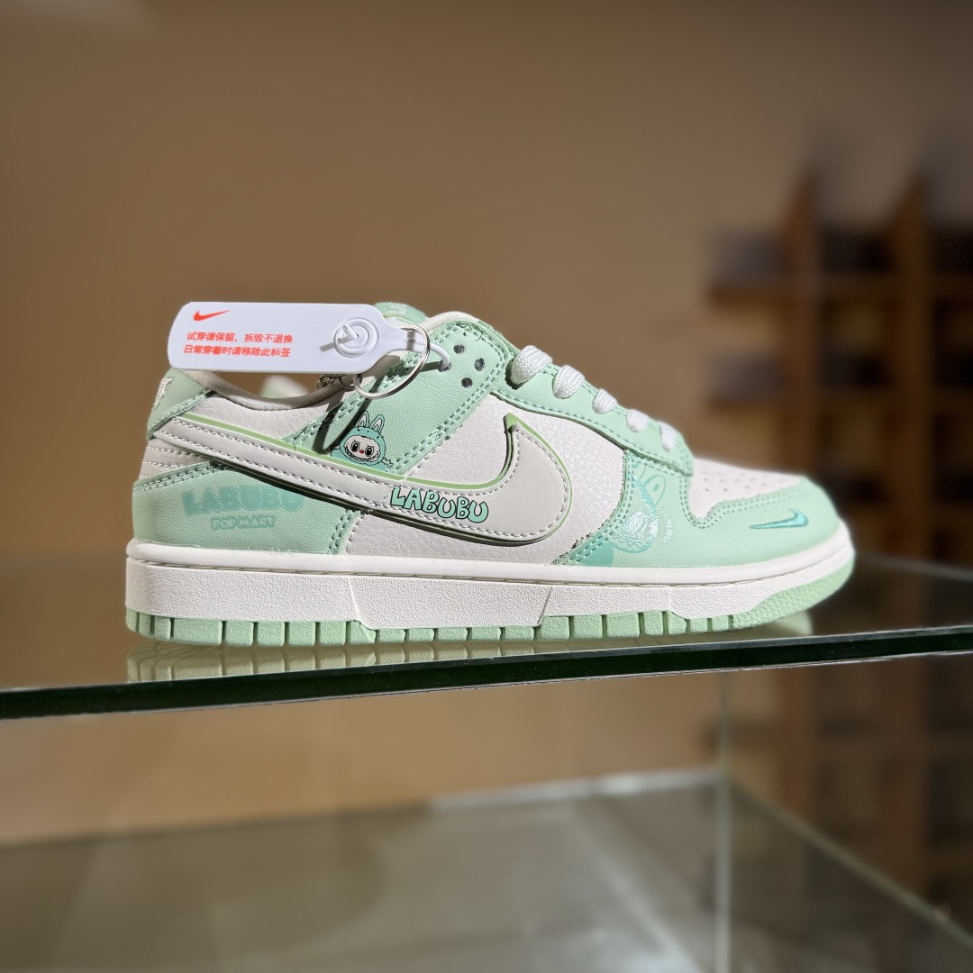 280 Nike SB Dunk Low x LABUBU 绿白小勾  SR2025-006