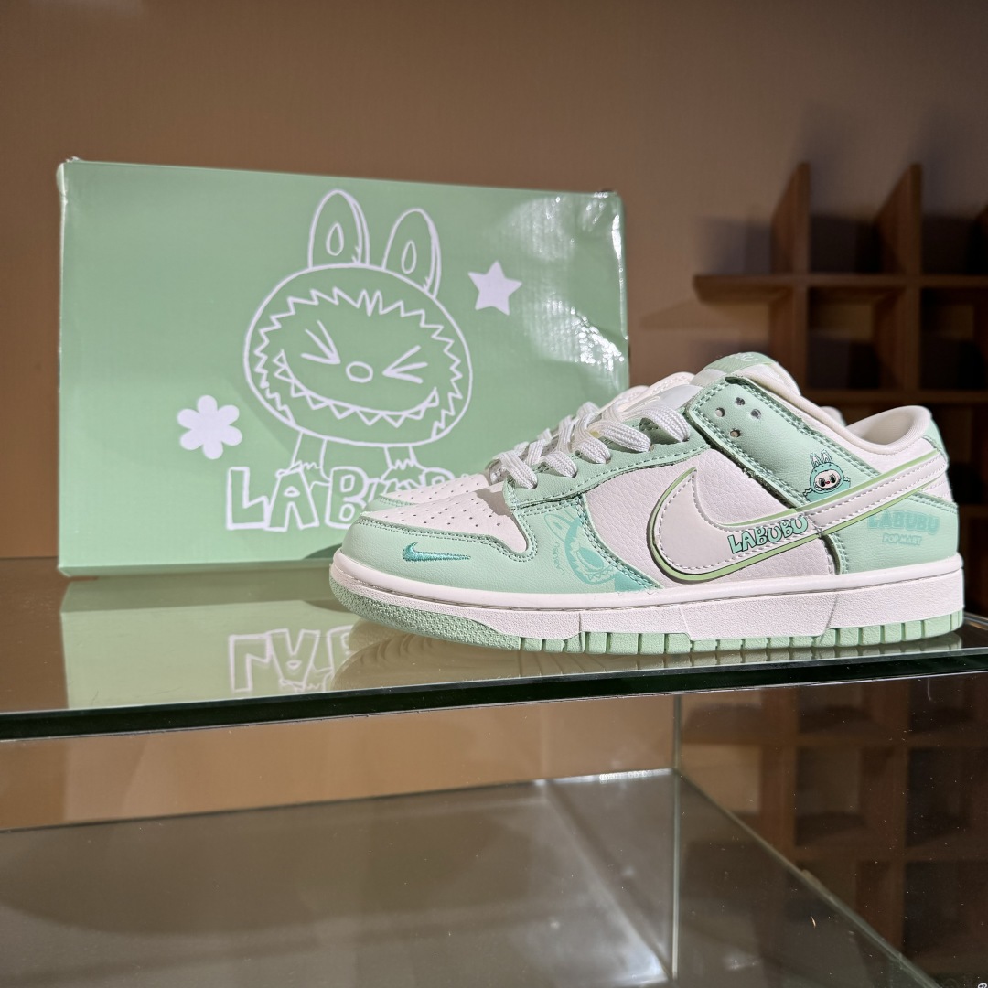 280 Nike SB Dunk Low x LABUBU 绿白小勾  SR2025-006