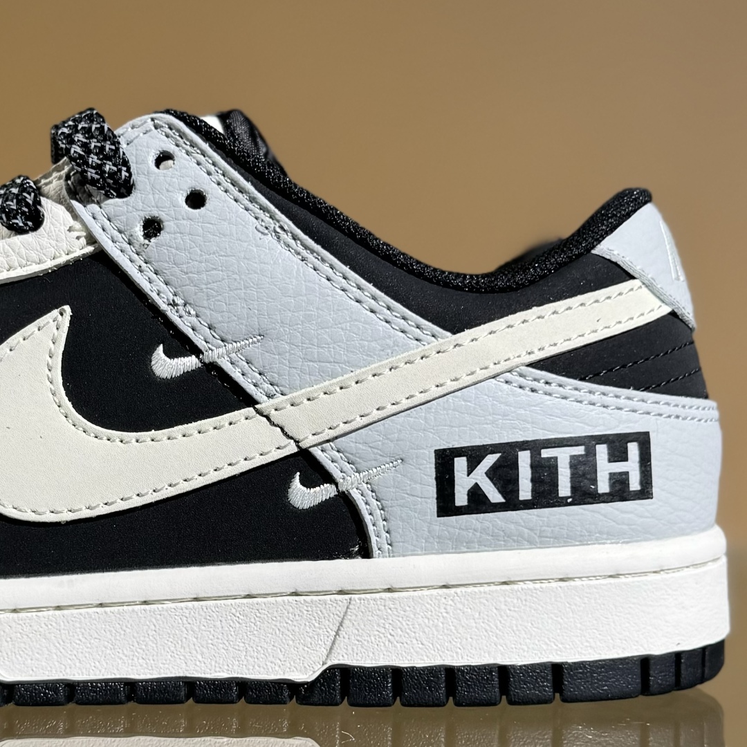 280 Nike SB Dunk Low Kith联名 米黑灰三勾 空军一号低帮休闲板鞋 QW5836-012