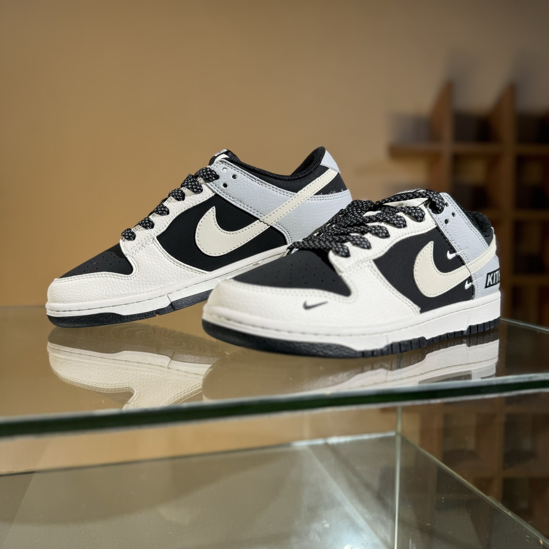 280 Nike SB Dunk Low Kith联名 米黑灰三勾 空军一号低帮休闲板鞋 QW5836-012