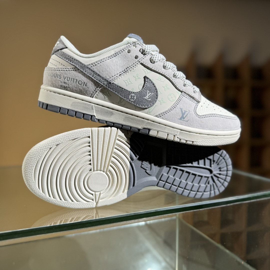 280 Nike SB Dunk Low x Louis Vuitt灰白满天星  CX5050-Y02