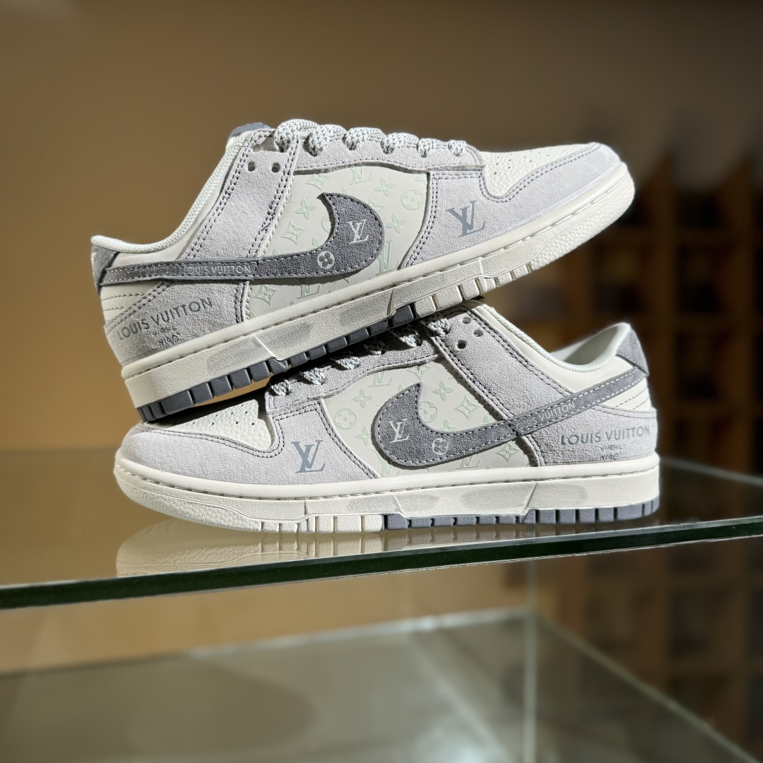280 Nike SB Dunk Low x Louis Vuitt灰白满天星  CX5050-Y02
