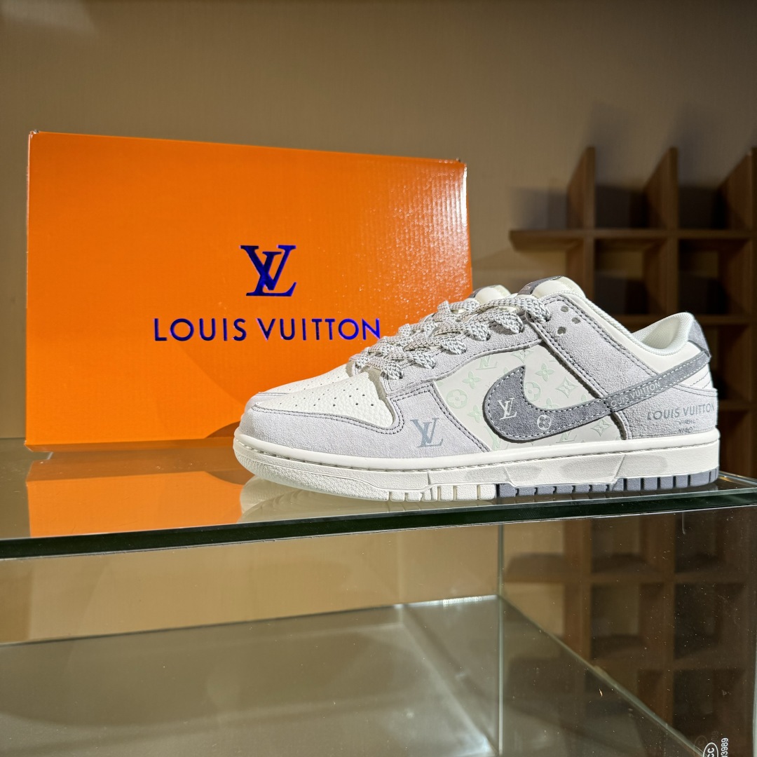 280 Nike SB Dunk Low x Louis Vuitt灰白满天星  CX5050-Y02
