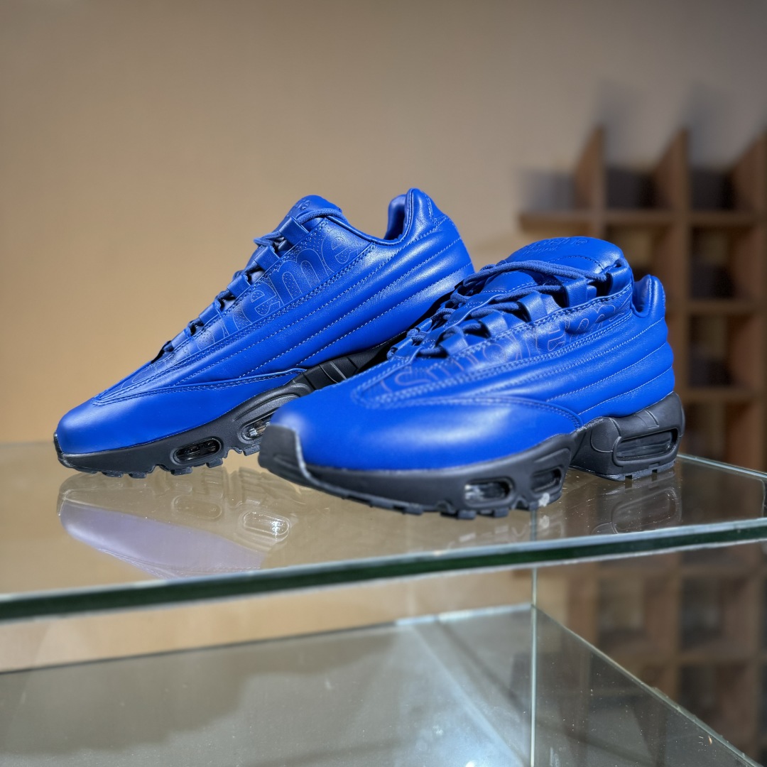 400 纯原 Supreme x Nike Air Max 95 Lux 联名款 复古减震气垫跑鞋 CI0999-400