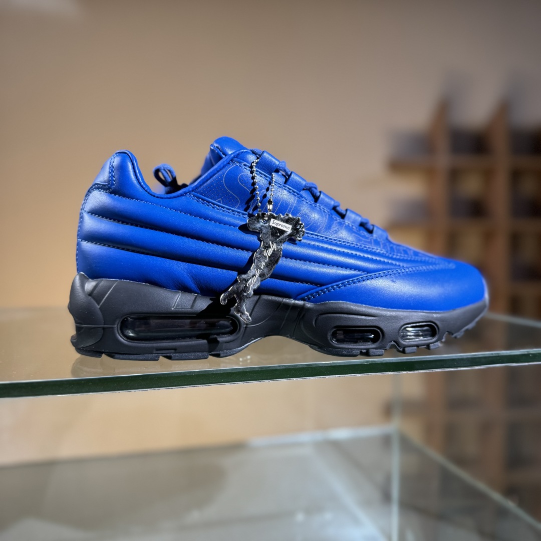 400 纯原 Supreme x Nike Air Max 95 Lux 联名款 复古减震气垫跑鞋 CI0999-400