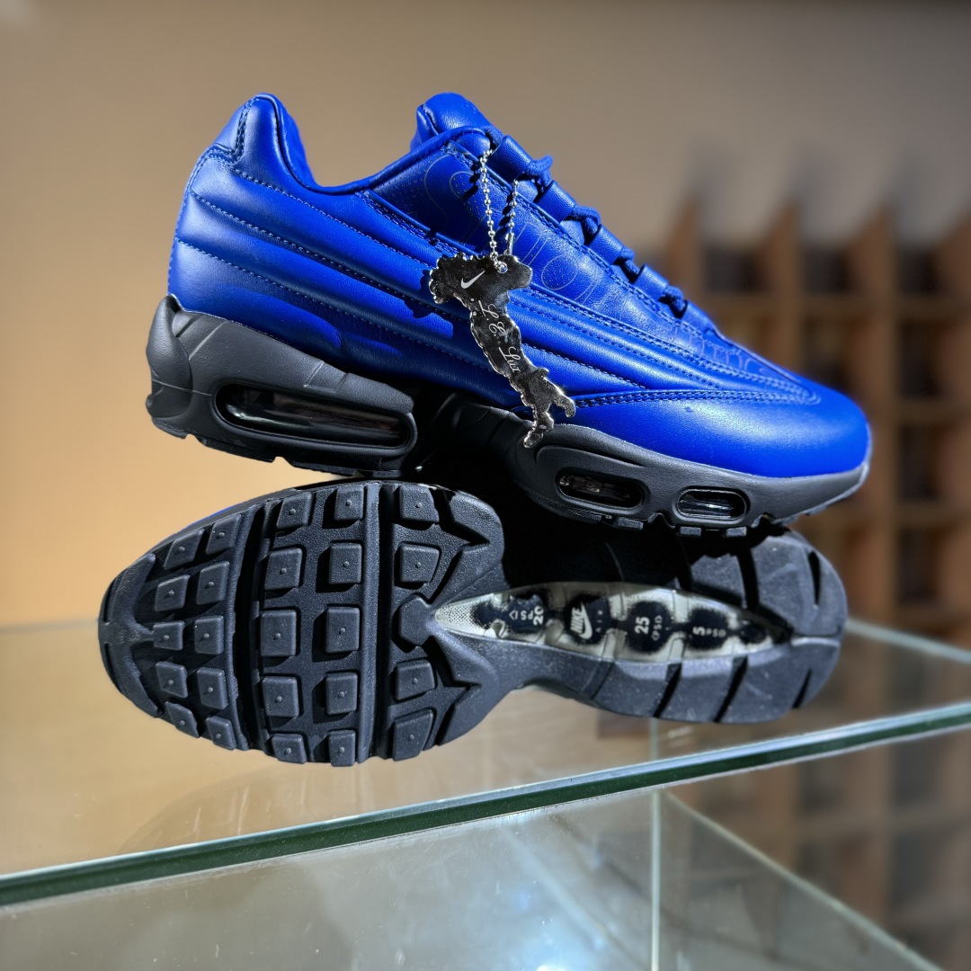 400 纯原 Supreme x Nike Air Max 95 Lux 联名款 复古减震气垫跑鞋 CI0999-400