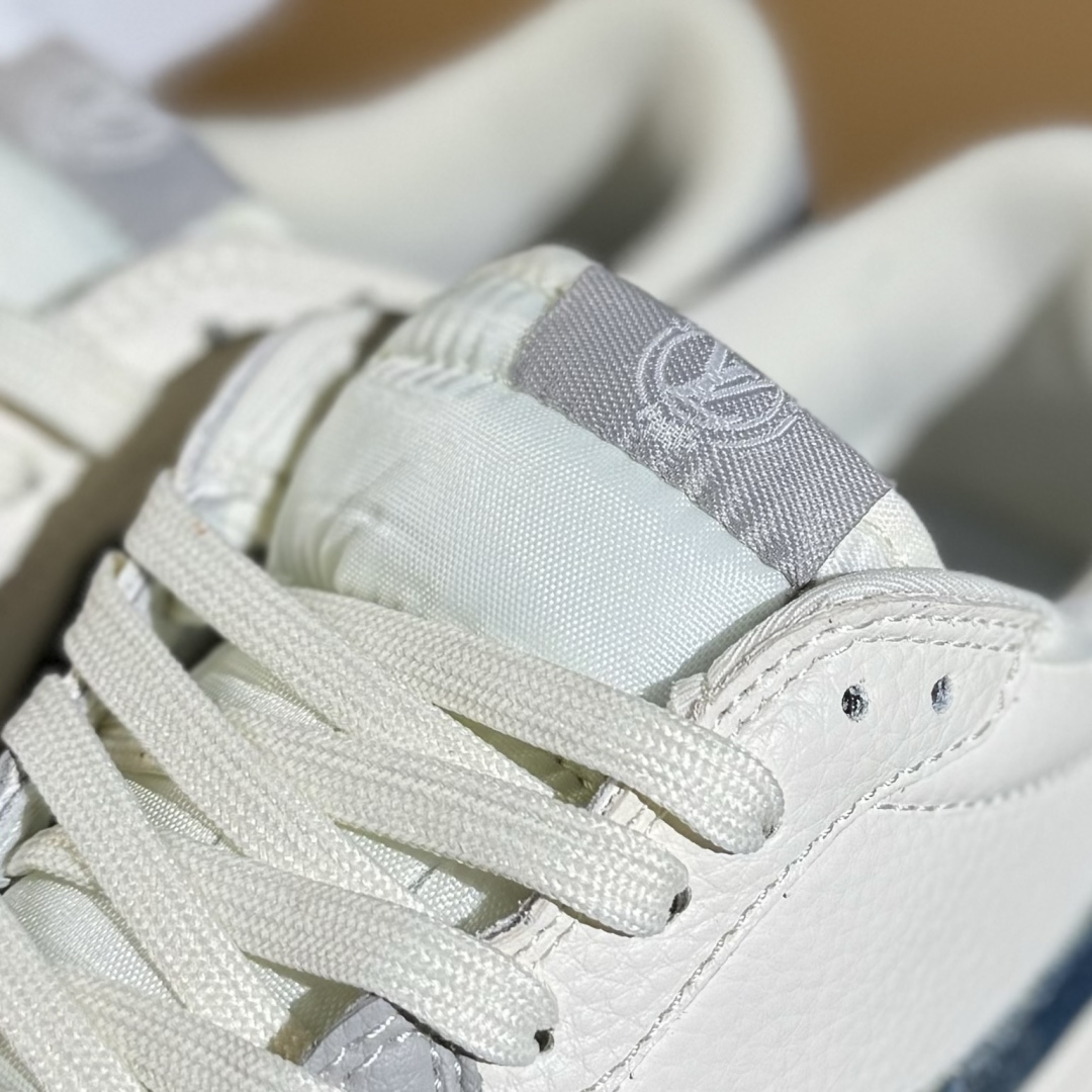 280 Travis Scott x Fragment Design x Air Jordan 1 Low SP AJ1 乔1 LV联名 扎染牛仔 低帮文化休闲板鞋 LD2028-048