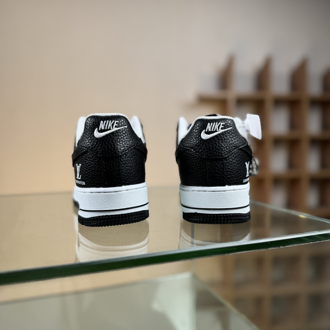 260 Nike Air Force 1'07 Low LV联名 武士黑荔纹 空军一号低帮休闲板鞋 CZ3986-003