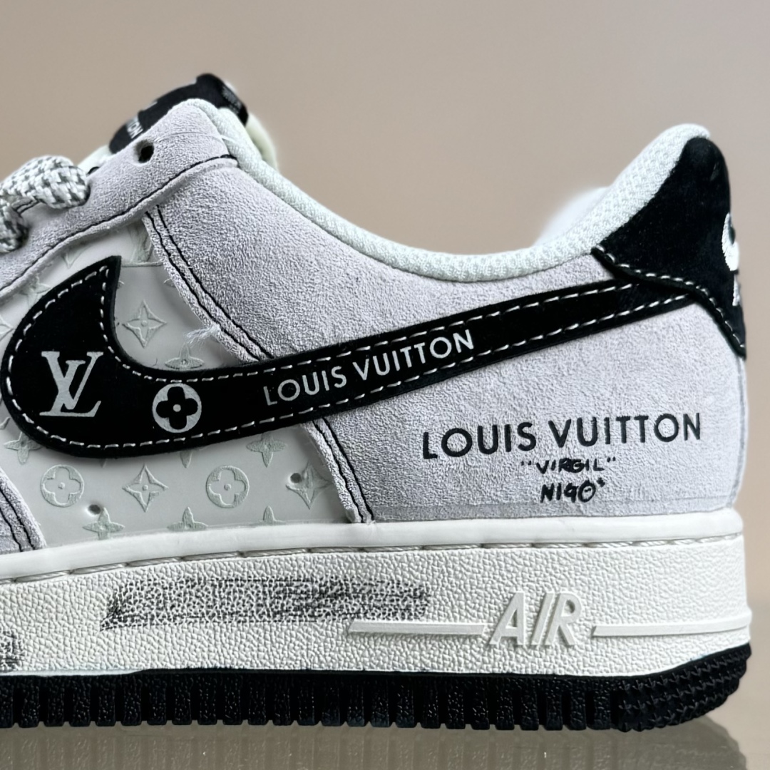 260 Nike Air Force 1'07 Low LV联名 双拼黑涂鸦 空军一号低帮休闲板鞋 CX5050-Y06