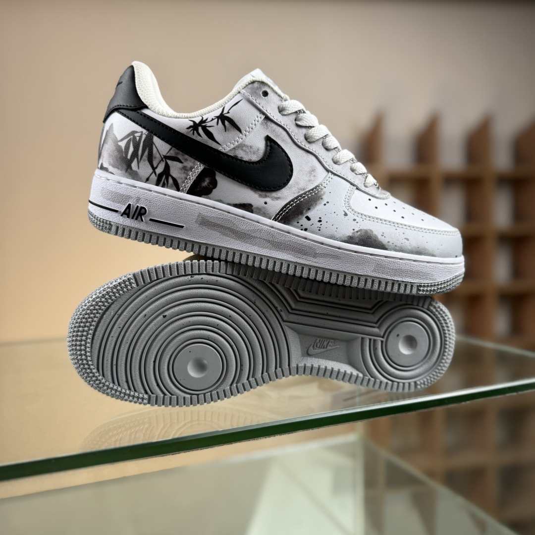 240 Nike Air Force 1 Low 07 风雅墨客 水墨 国风  FJ4146-100