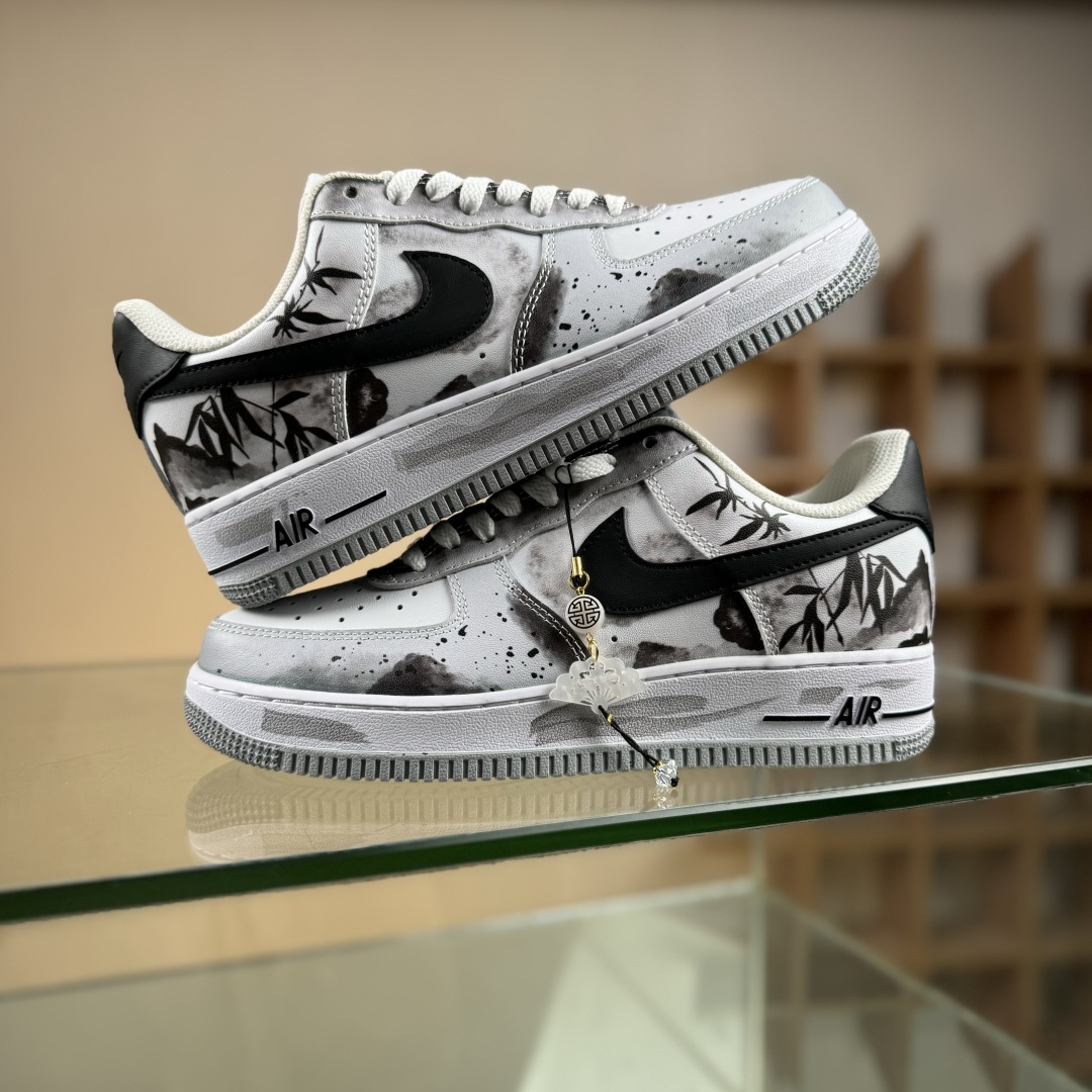 240 Nike Air Force 1 Low 07 风雅墨客 水墨 国风  FJ4146-100