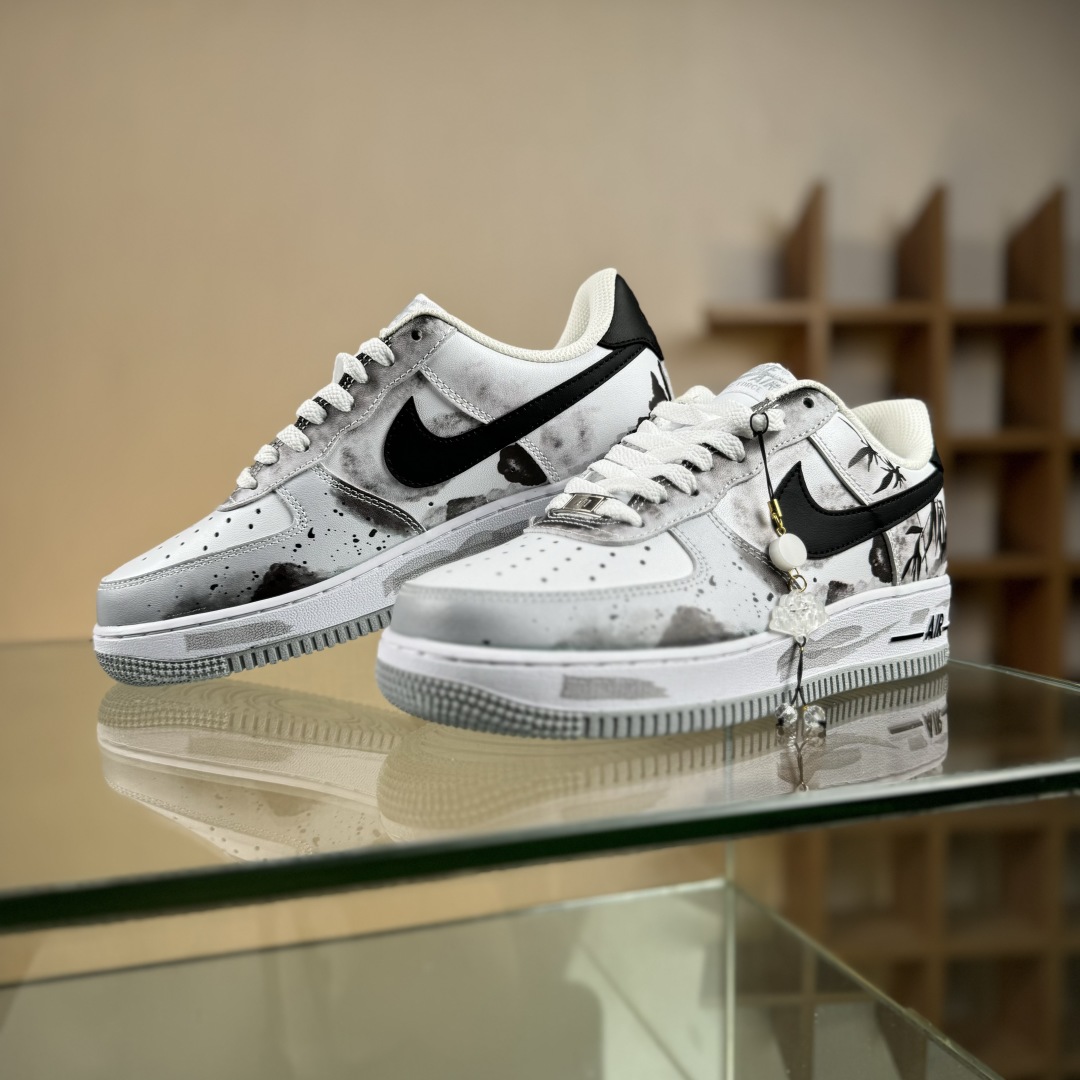 240 Nike Air Force 1 Low 07 风雅墨客 水墨 国风  FJ4146-100