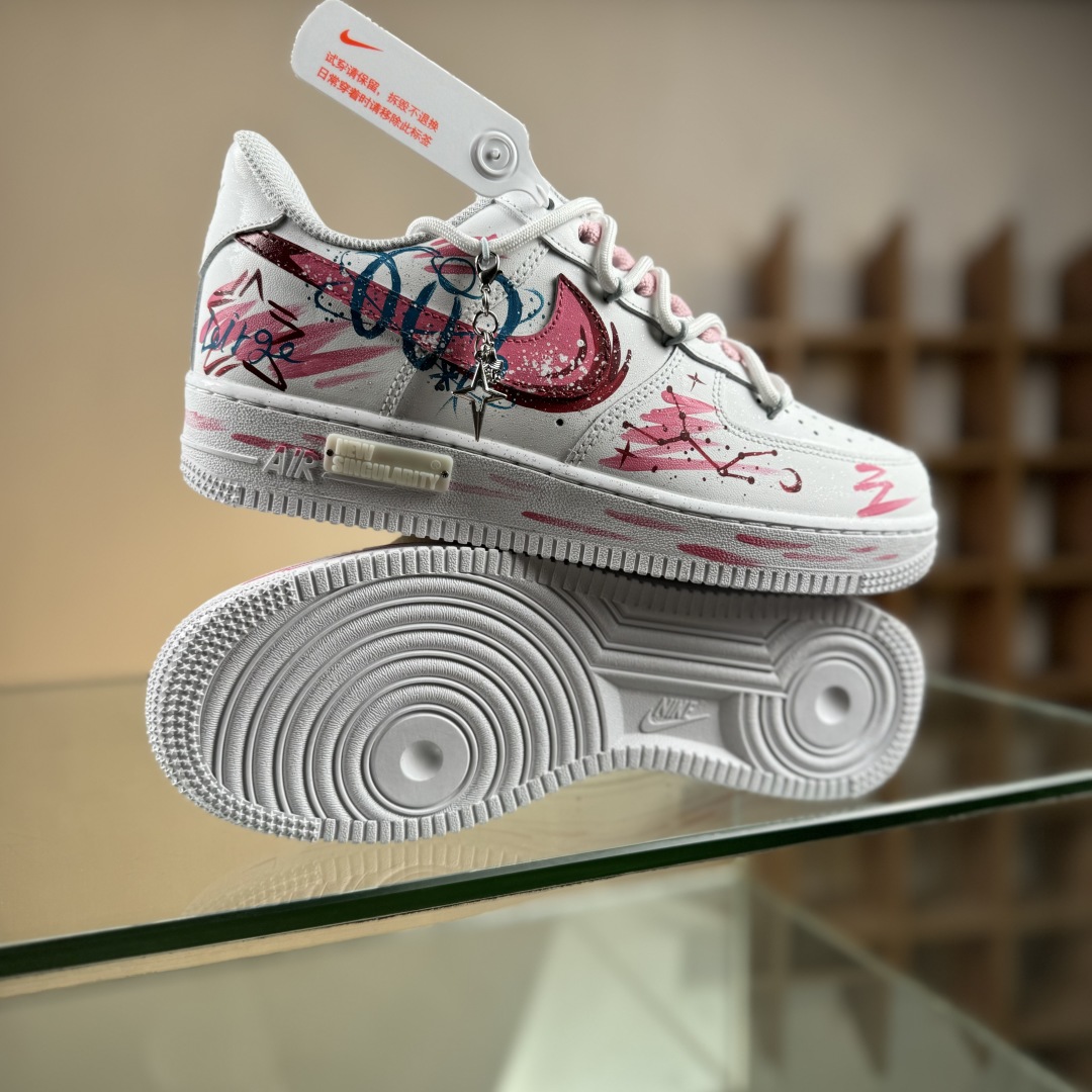 260 Nike Air Force 1'07 Low 米粉拉布布 空军一号低帮休闲板鞋 KB1688-006