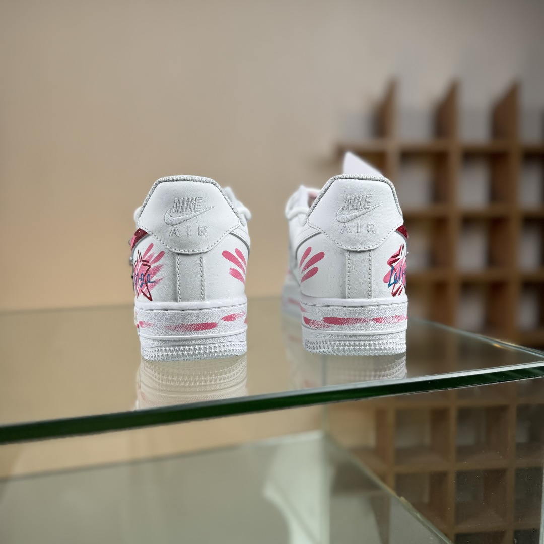 260 Nike Air Force 1'07 Low 米粉拉布布 空军一号低帮休闲板鞋 KB1688-006