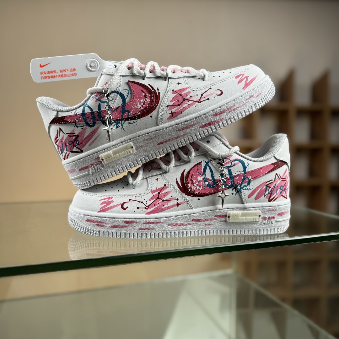 260 Nike Air Force 1'07 Low 米粉拉布布 空军一号低帮休闲板鞋 KB1688-006