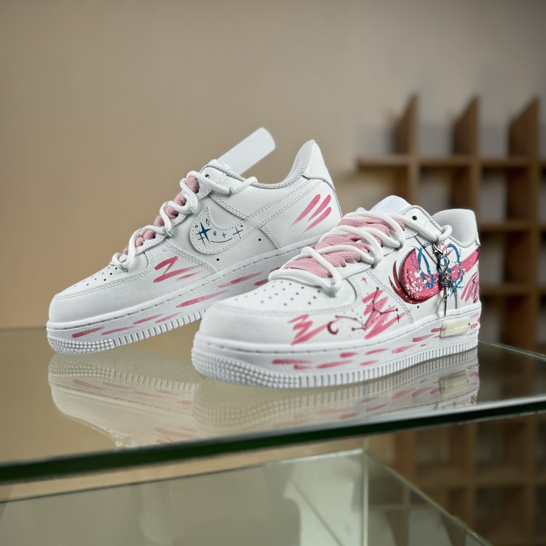 260 Nike Air Force 1'07 Low 米粉拉布布 空军一号低帮休闲板鞋 KB1688-006
