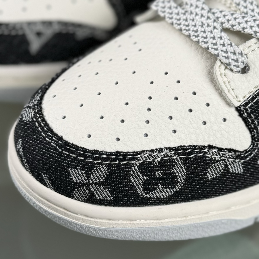 280 Nike SB Dunk Low LV联名 黑牛仔印花  低帮休闲板鞋 JP1628-020