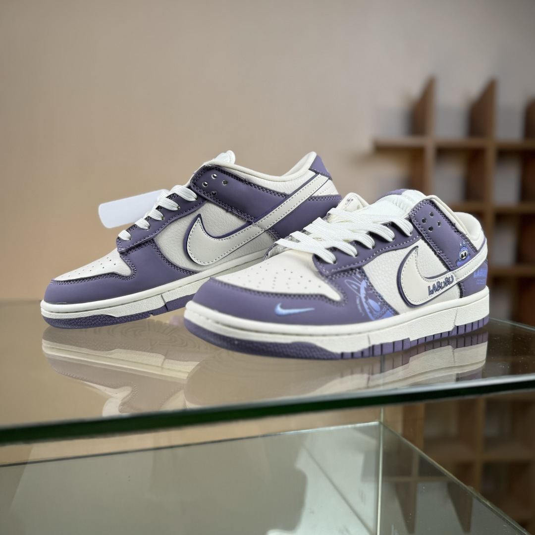 280 Nike SB Dunk Low x LABUBU 紫白小勾  SR2025-005