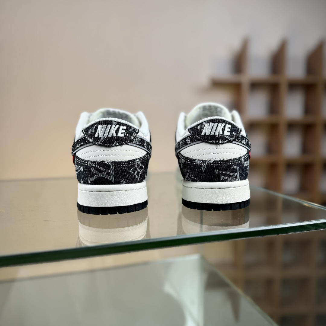280 Nike SB Dunk Low LV联名 猪八黑牛仔  低帮休闲板鞋  YX5066-382