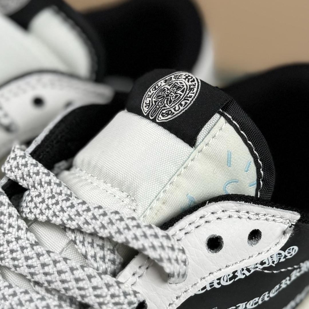 280 Travis Scott x Fragment Design x Air Jordan 1 Low SP AJ1 乔1 克罗心联名 黑白字母 低帮文化休闲板鞋  DZ5899-010