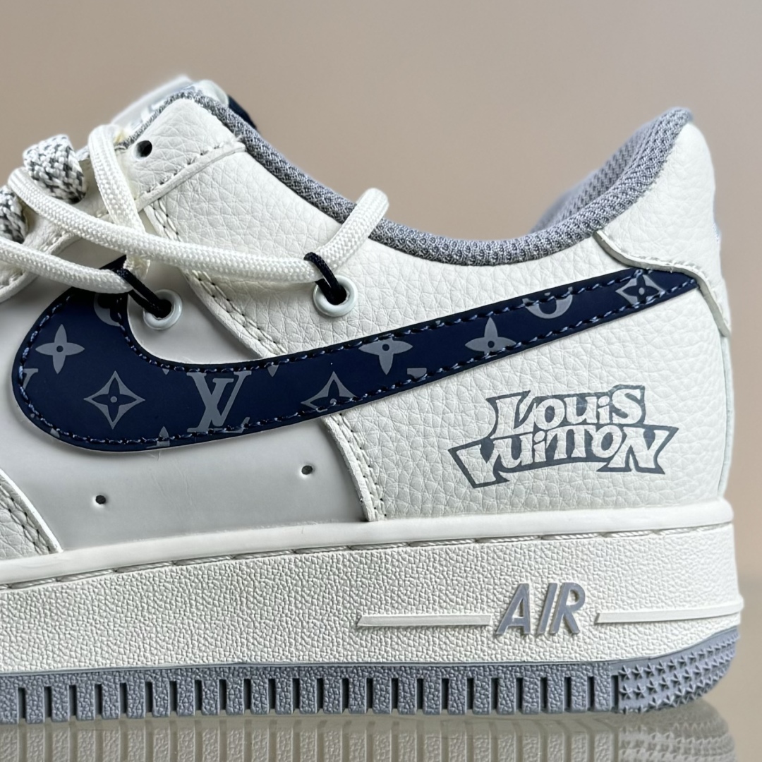 260 Nike Air Force 1'07 Low LV联名 花蓝勾抽绳 空军一号低帮休闲板鞋 DM6868-064