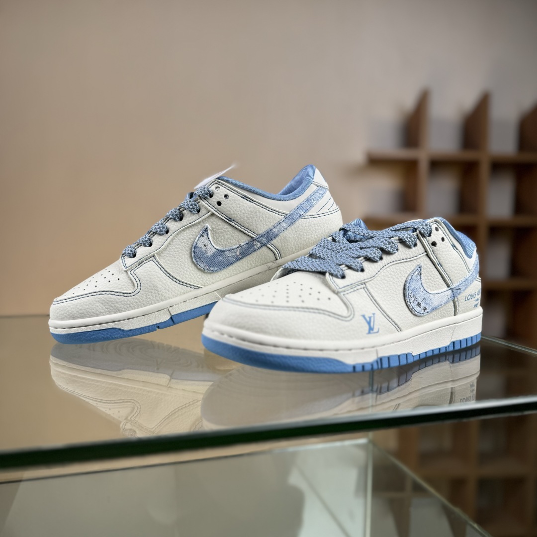 280 Nike SB Dunk Low LV联名 冰蓝牛仔满天星  低帮休闲板鞋 JP1628-028