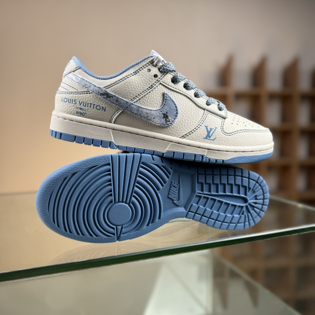 280 Nike SB Dunk Low LV联名 冰蓝牛仔满天星  低帮休闲板鞋 JP1628-028