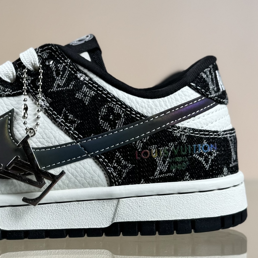 280 Nike SB Dunk Low LV联名 黑镭射渐变  低帮休闲板鞋 SC0601-451