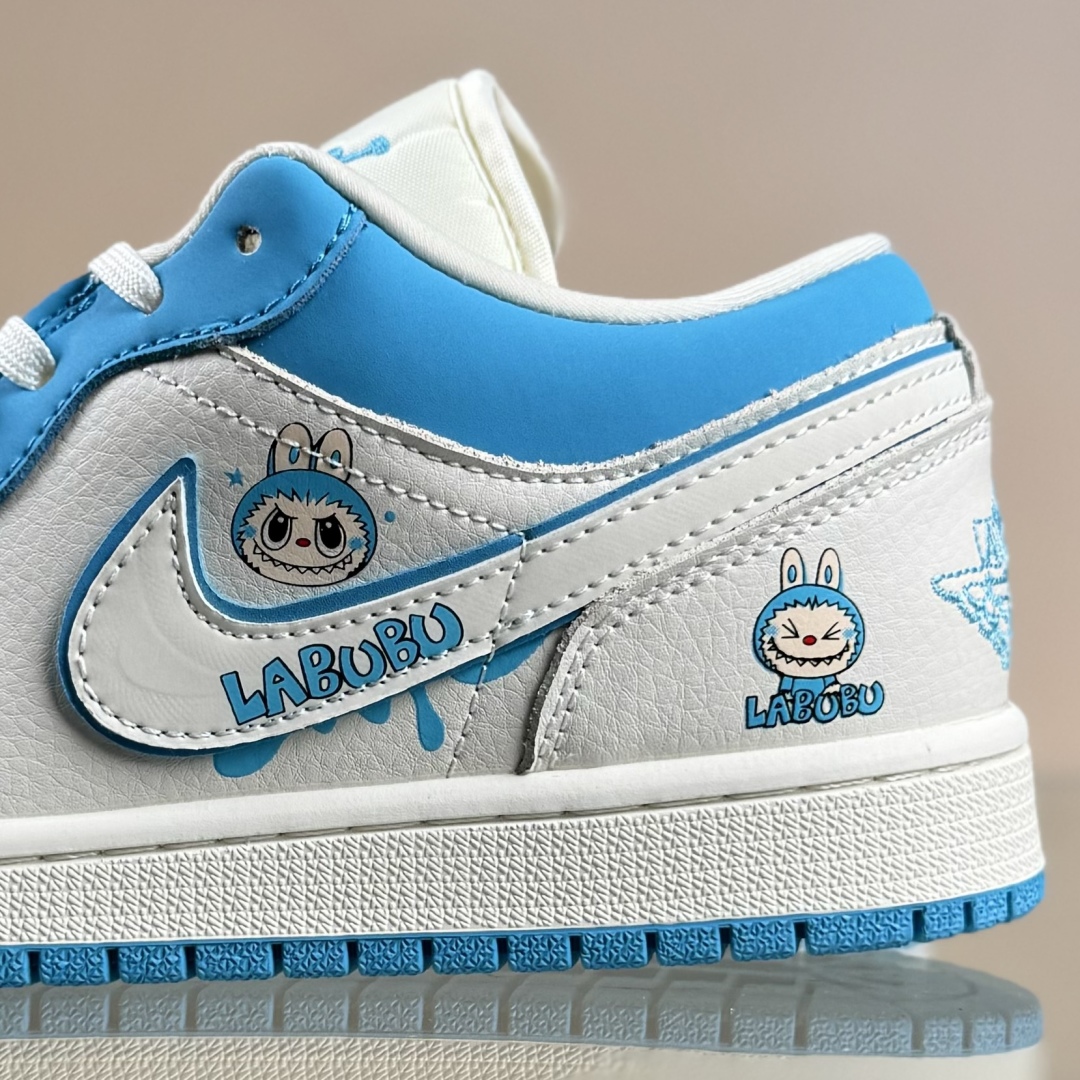 280 Nike AJ1 Low 白蓝拉布布联名 低帮休闲板鞋 QG2025-007