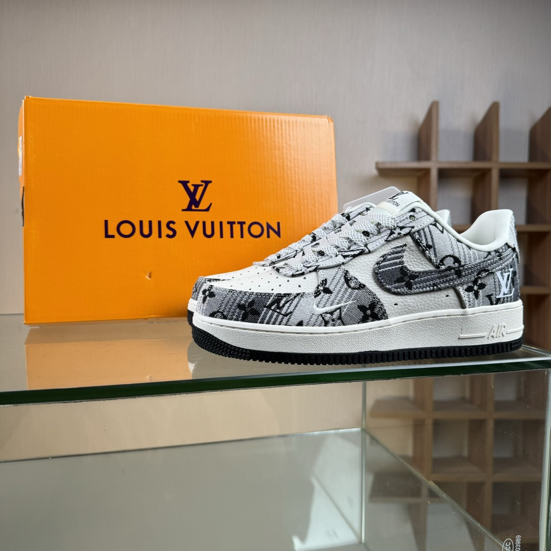 Nike Air Force 1'07 Low LV联名 灰花布 空军一号低帮休闲板鞋 DF0188-077