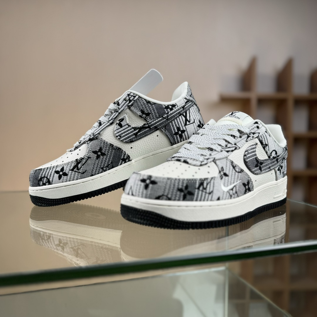 Nike Air Force 1'07 Low LV联名 灰花布 空军一号低帮休闲板鞋 DF0188-077