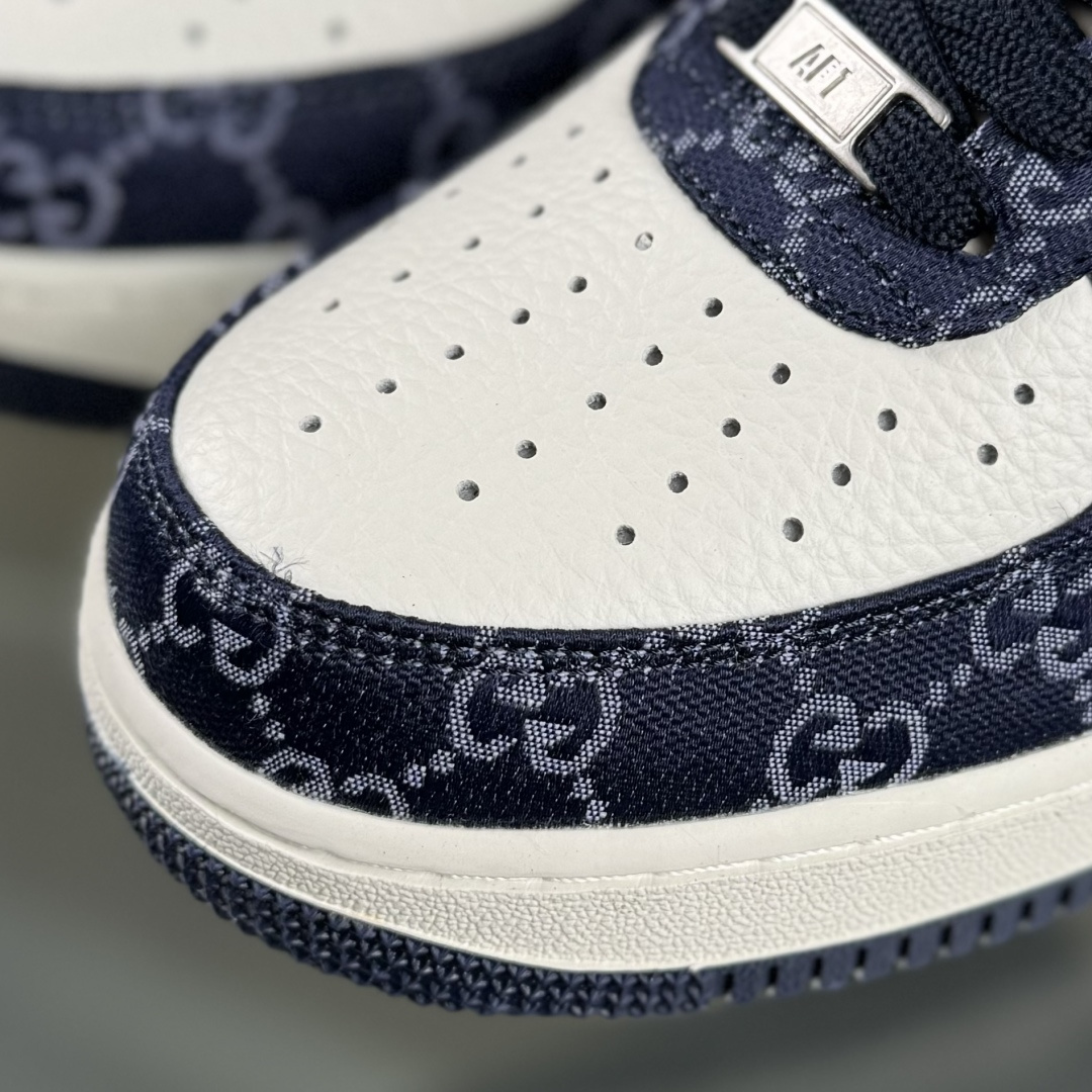 Nike Air Force 1'07 Low 古驰联名 藏蓝牛仔 空军一号低帮休闲板鞋 SC0601-569