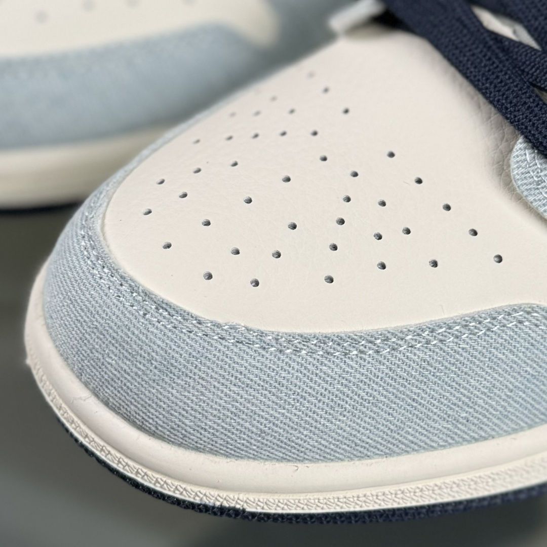 Air Jordan 1 Low AJ1 乔1 迪奥联名 复古牛仔 高端定制 低帮复古篮球鞋 QG2025-002