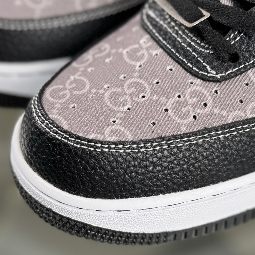 Nike Air Force 1'07 Low 古驰联名 荔纹印花 空军一号低帮休闲板鞋 AH8462-002