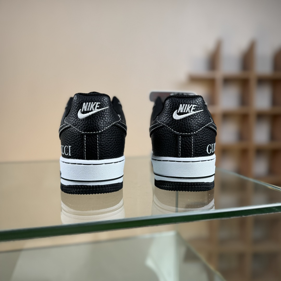 Nike Air Force 1'07 Low 古驰联名 荔纹印花 空军一号低帮休闲板鞋 AH8462-002