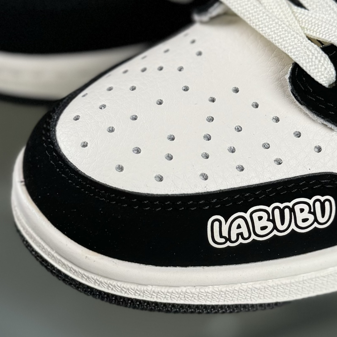 Travis Scott x Nike Air Jordan 1 Low x LABUBU Air Jordan 1 Low 反转黑白拉布布倒钩 LD2028-056