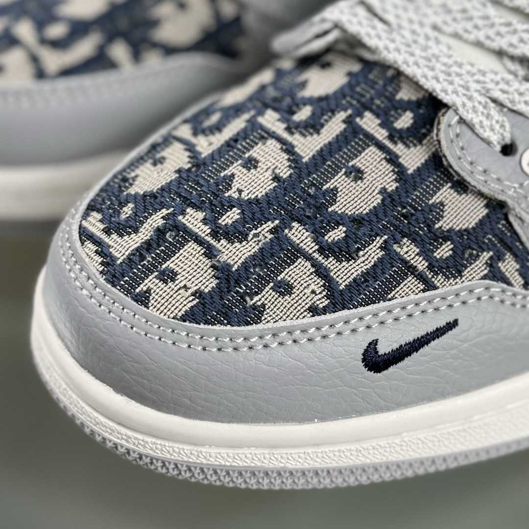 Travis Scott x Fragment Design x Air Jordan 1 Low OG SP AJ1 乔1 迪奥联名 经典灰花纹 低帮文化休闲板鞋 DZ5899-004