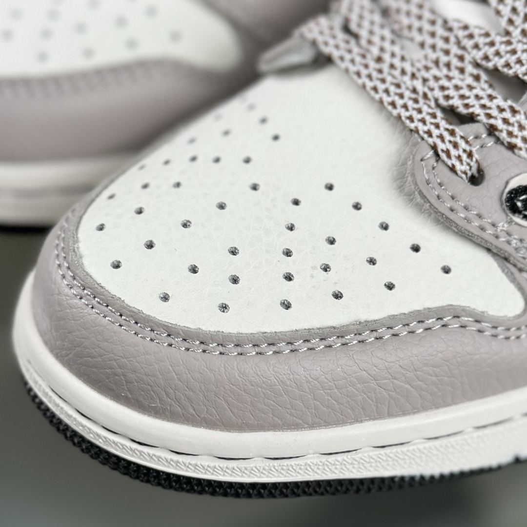 Travis Scott x Fragment Design x Air Jordan 1 Low OG SP AJ1 乔1 LV联名 米黑牛仔 低帮文化休闲板鞋 JW1188-143