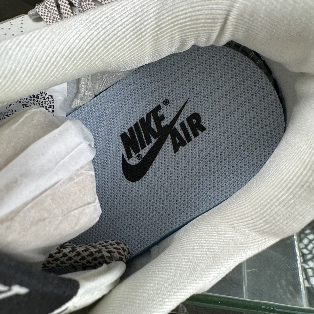 Travis Scott x Fragment Design x Air Jordan 1 Low OG SP AJ1 乔1 LV联名 米黑牛仔 低帮文化休闲板鞋 JW1188-143