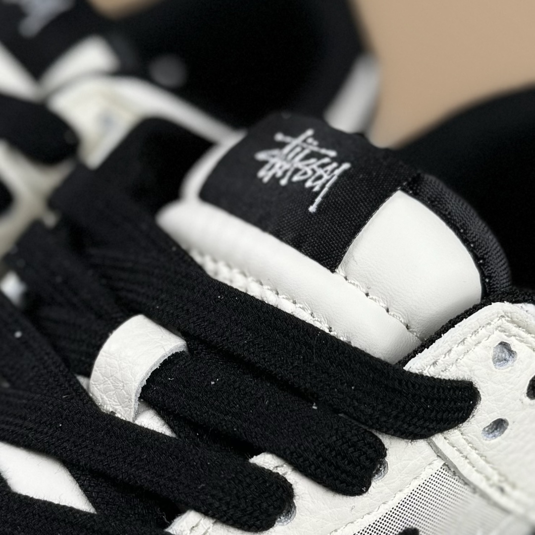 Nike SB Dunk Low 斯图西联名 闪电渐变米黑 周年高端定制 低帮休闲板鞋 QW5836-020