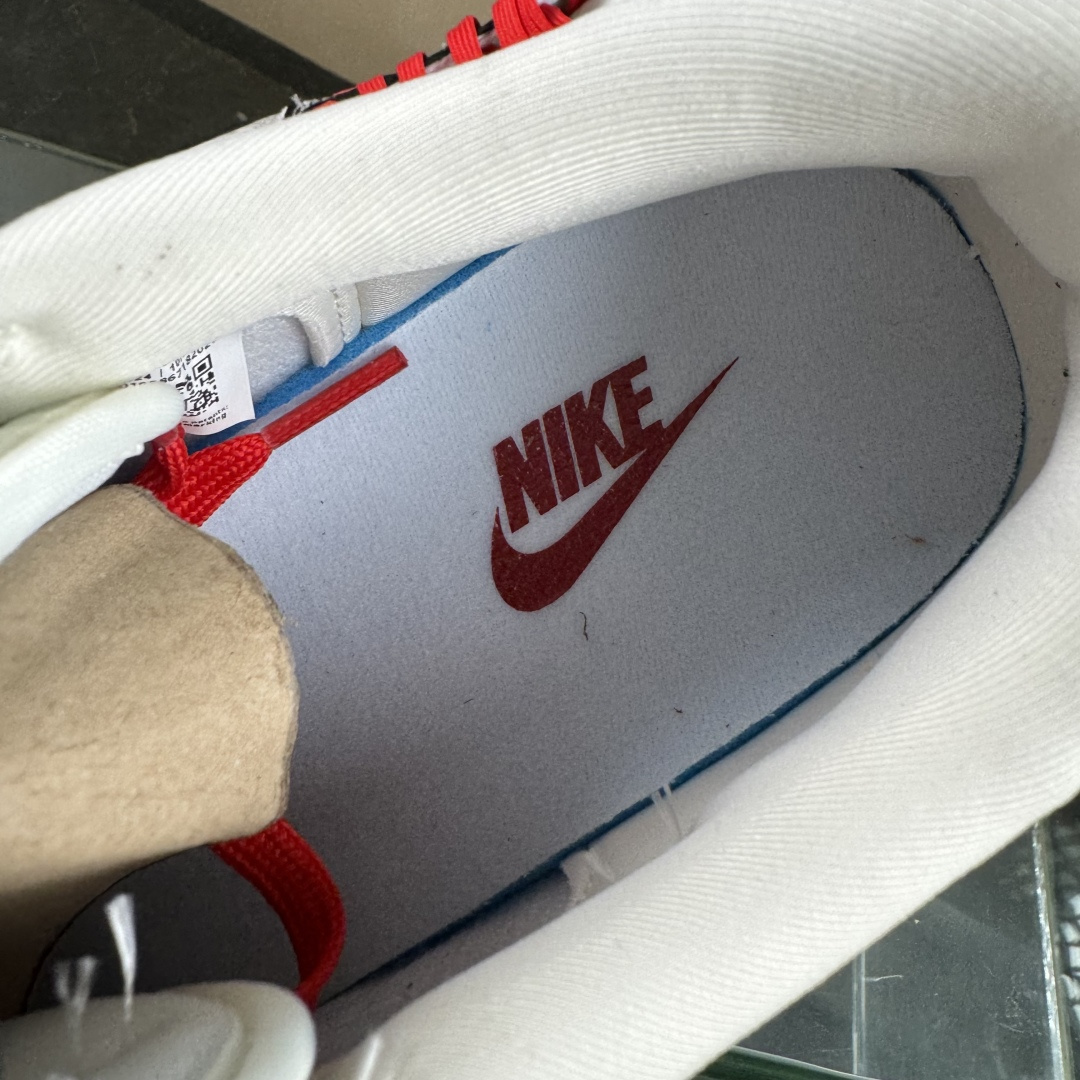 Travis Scott x Fragment Design x Air Jordan 1 Low OG SP AJ1 乔1 Supreme联名 花雕红勾 低帮文化休闲板鞋 LD2025-035