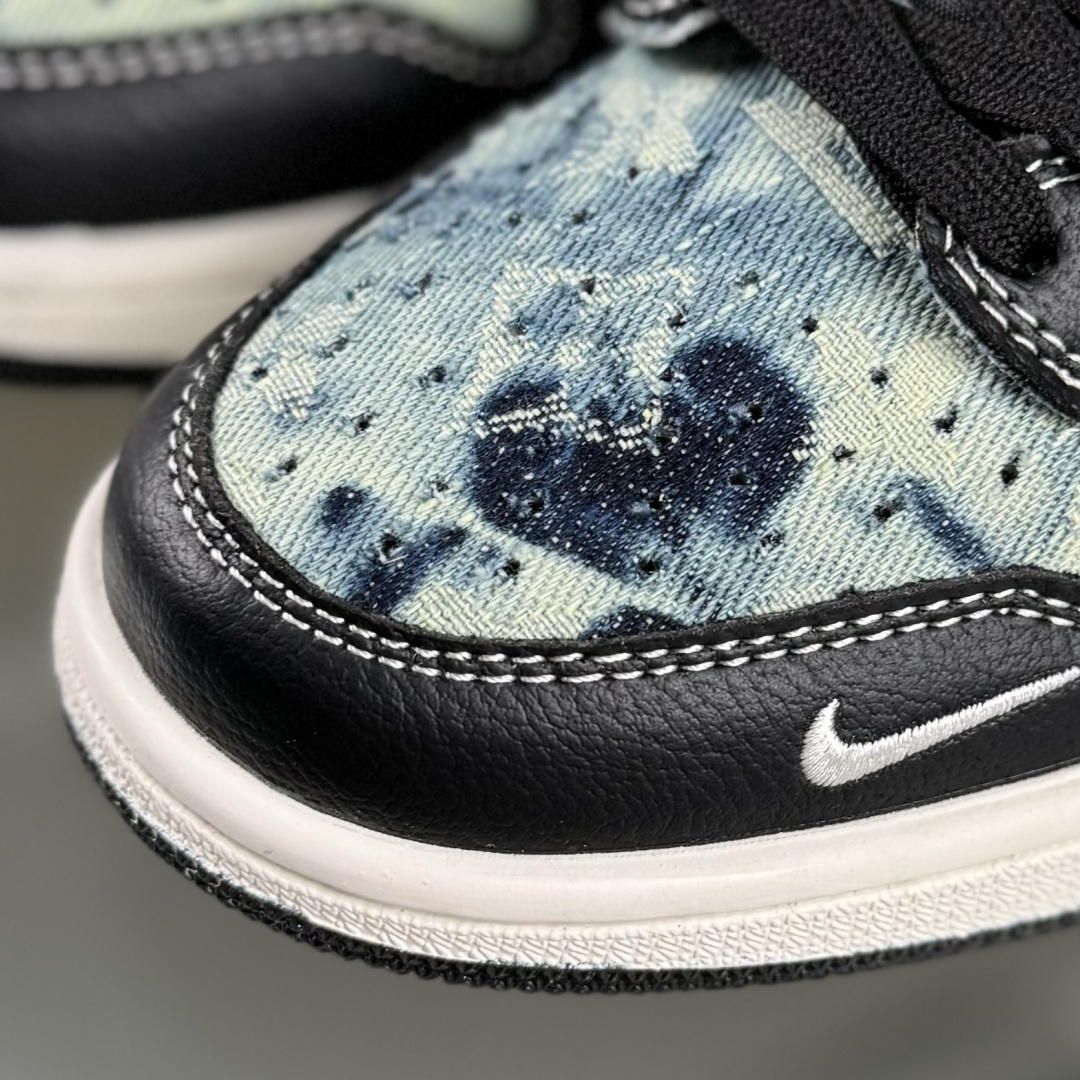 Travis Scott x Fragment Design x Air Jordan 1 Low OG SP AJ1 乔1 LV联名 复古牛仔 低帮文化休闲板鞋 LD2028-045